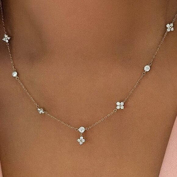 "Josephine" Waterproof Silver Necklace - Picture 1 of 1